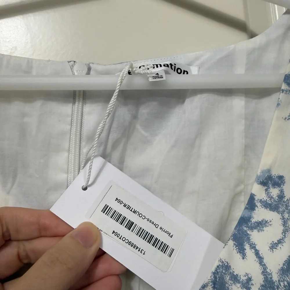 NWT Reformation Florrie Dress color courtier